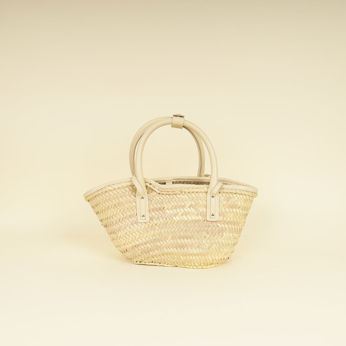Jacquemus Ivory The Small Soli Basket Les Classique Bag-Jacquemus-THE CLOSET