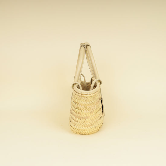 Jacquemus Ivory The Small Soli Basket Les Classique Bag-Jacquemus-THE CLOSET