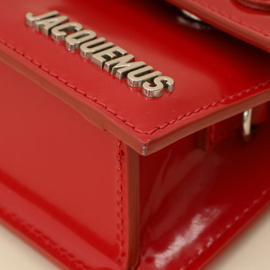 Jacquemus Red Le Chiquito Long Boucle Bag-Jacquemus-THE CLOSET