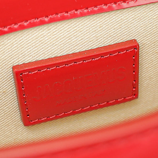 Jacquemus Red Le Bambino Le Chouchou Small Flap Bag