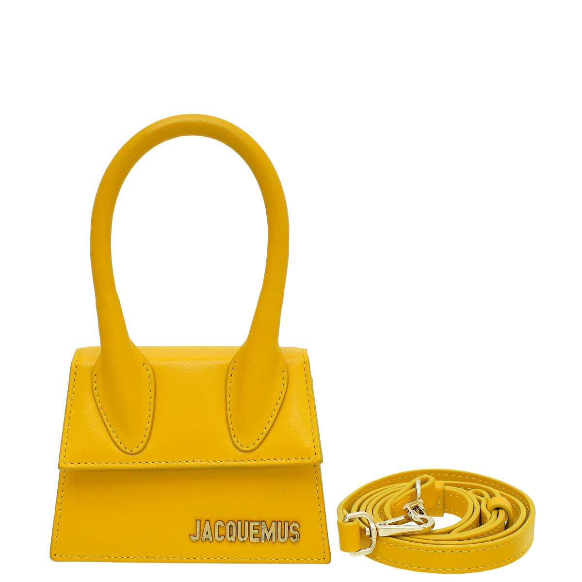 Jacquemus Yellow Le Chiquito Mini Bag-Jacquemus-THE CLOSET