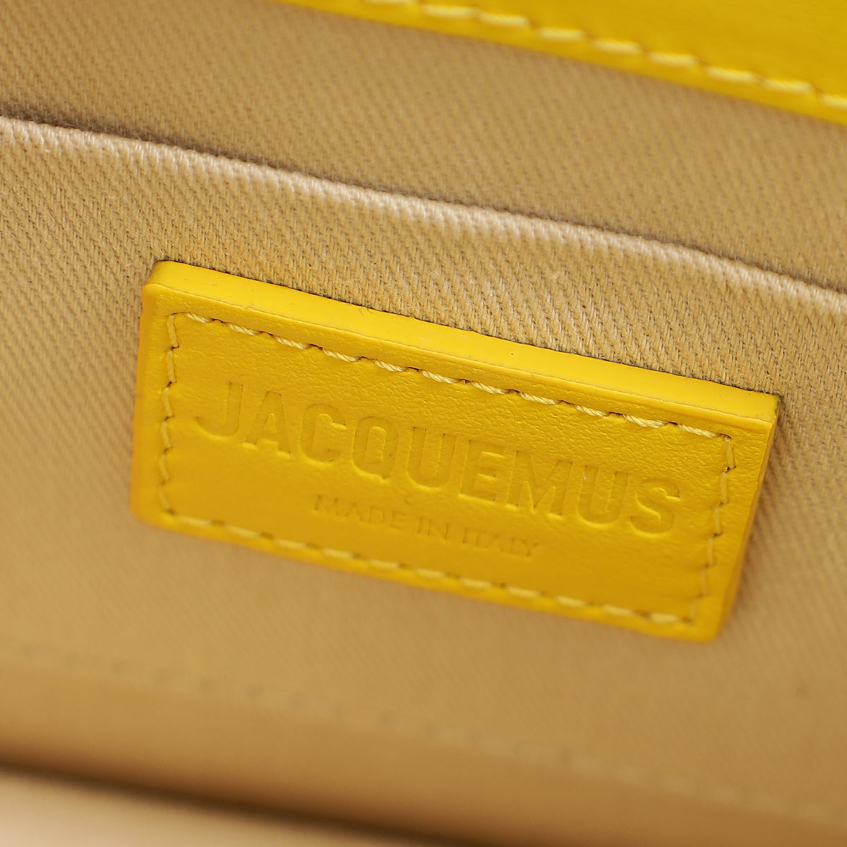 Jacquemus Yellow The Medium Chiquito Bag