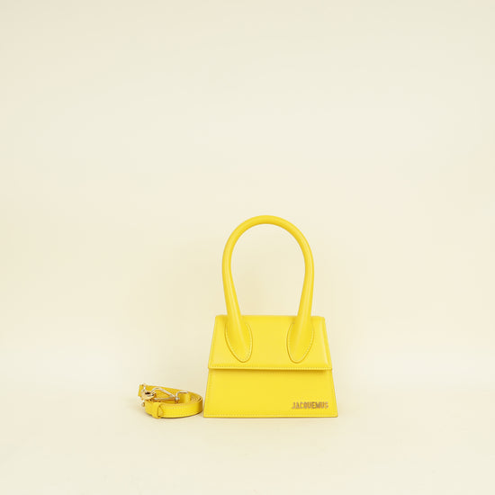 Jacquemus Yellow The Medium Chiquito Bag