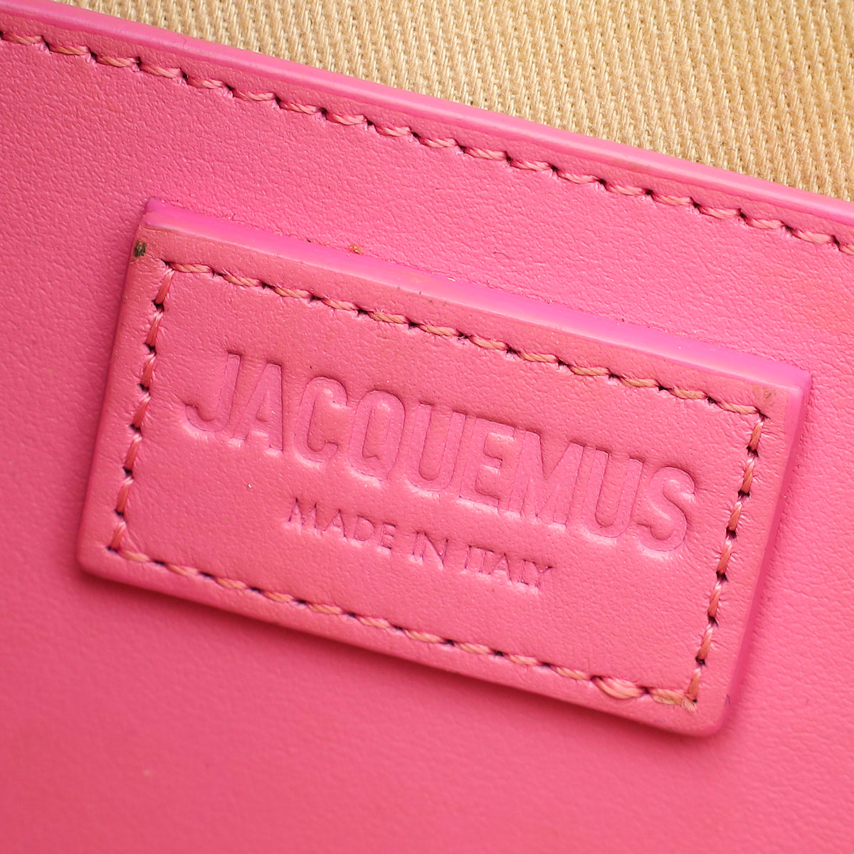 Jacquemus Pink Le Bambino Long Les Classiques Bag