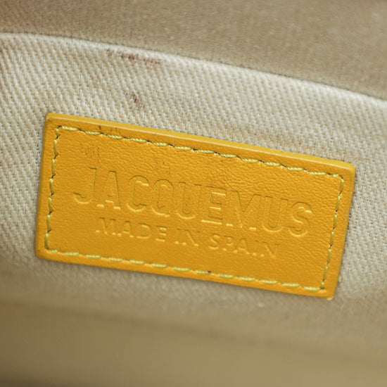 Jacquemus Yellow Le Chiquito Noeud Top Handle Large Bag