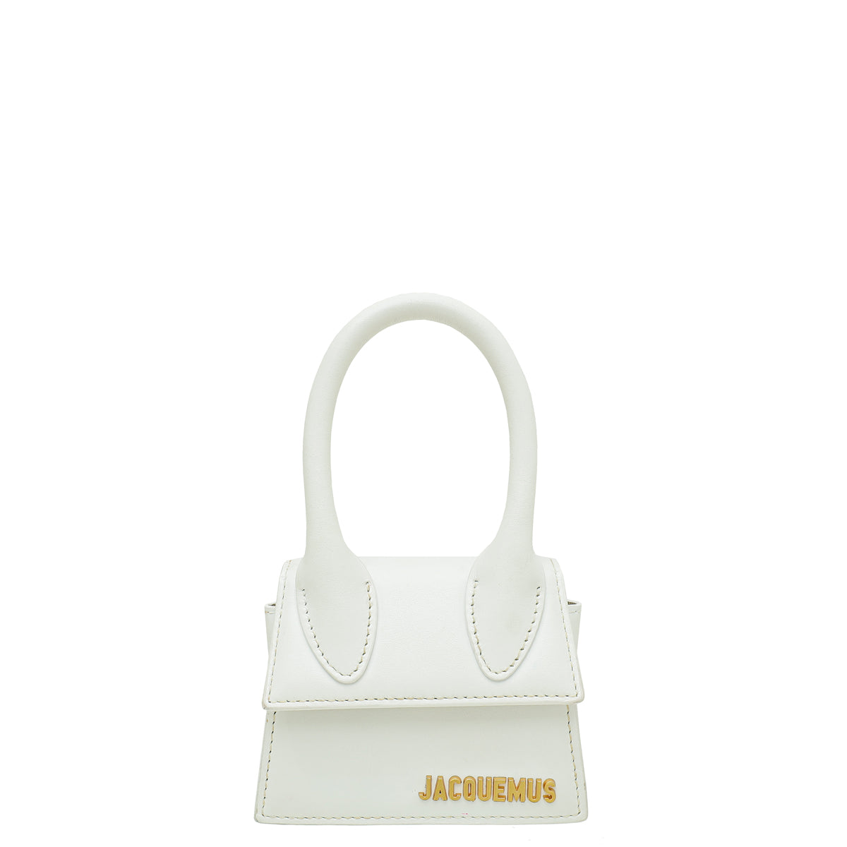 Jacquemus White Le Chiquito Signature Mini Bag