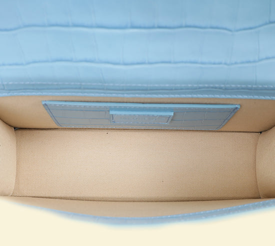 Jacquemus Gradient Blue Le Grand Bambino Crossbody Flap Bag-Jacquemus-THE CLOSET