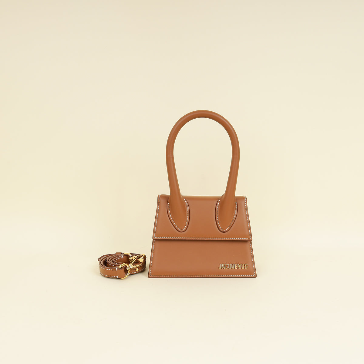 Jacquemus Brown Le Chiquito Moyen Bag-Jacquemus-THE CLOSET