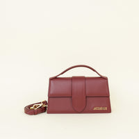 Jacquemus Red Burgundy Le Grand Bambino Bag