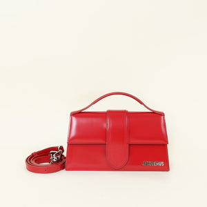 Jacquemus Red The Large Bambino Le Classic Bag