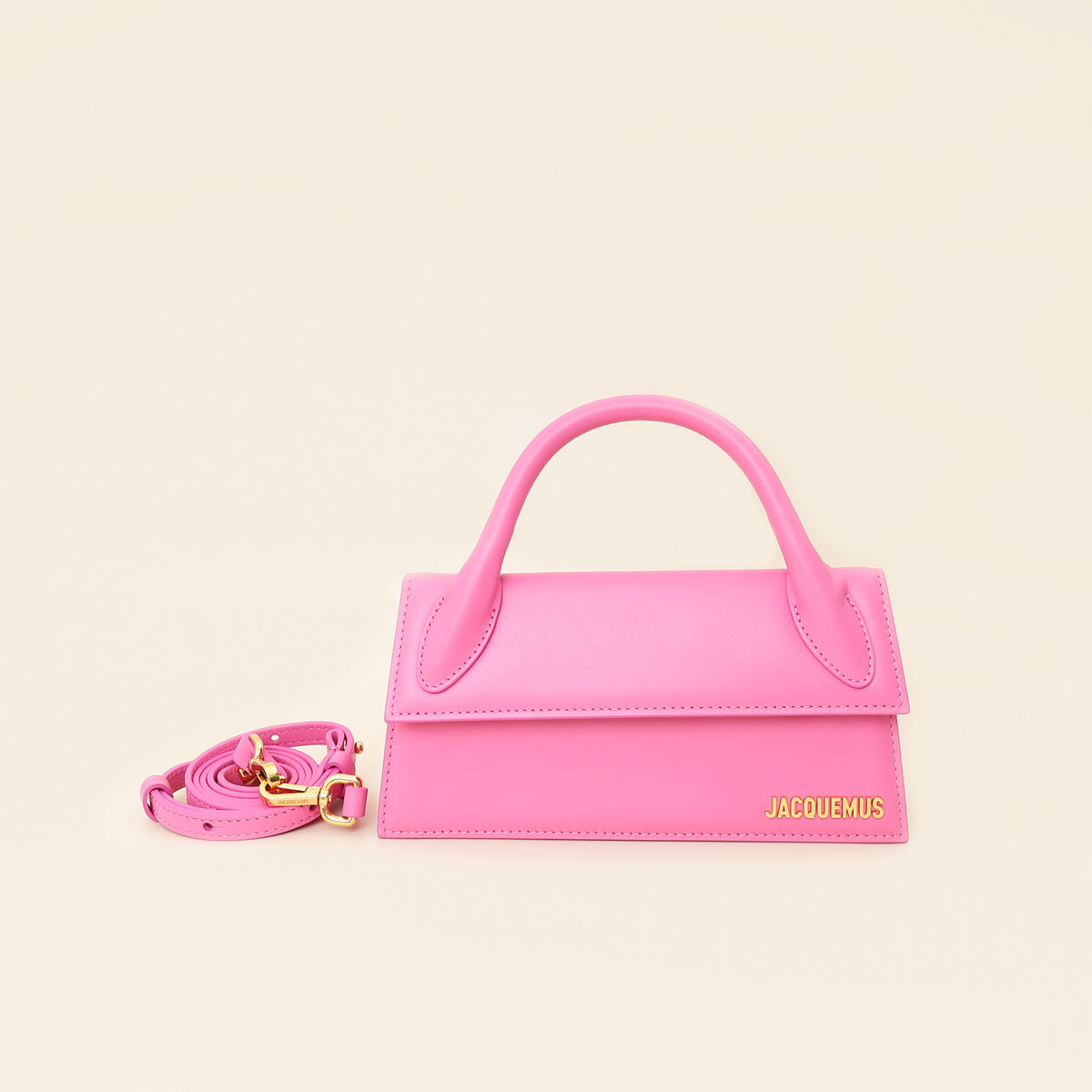 Jacquemus Pink The Long Chiquito Bag-Jacquemus-THE CLOSET