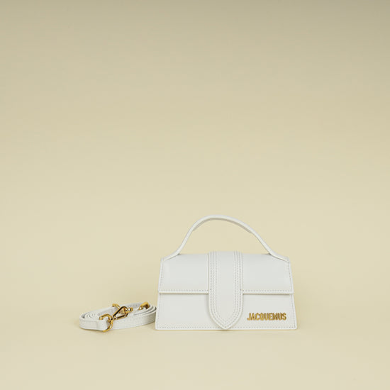 Jacquemus White Le Bambino Les Classiques Small Bag