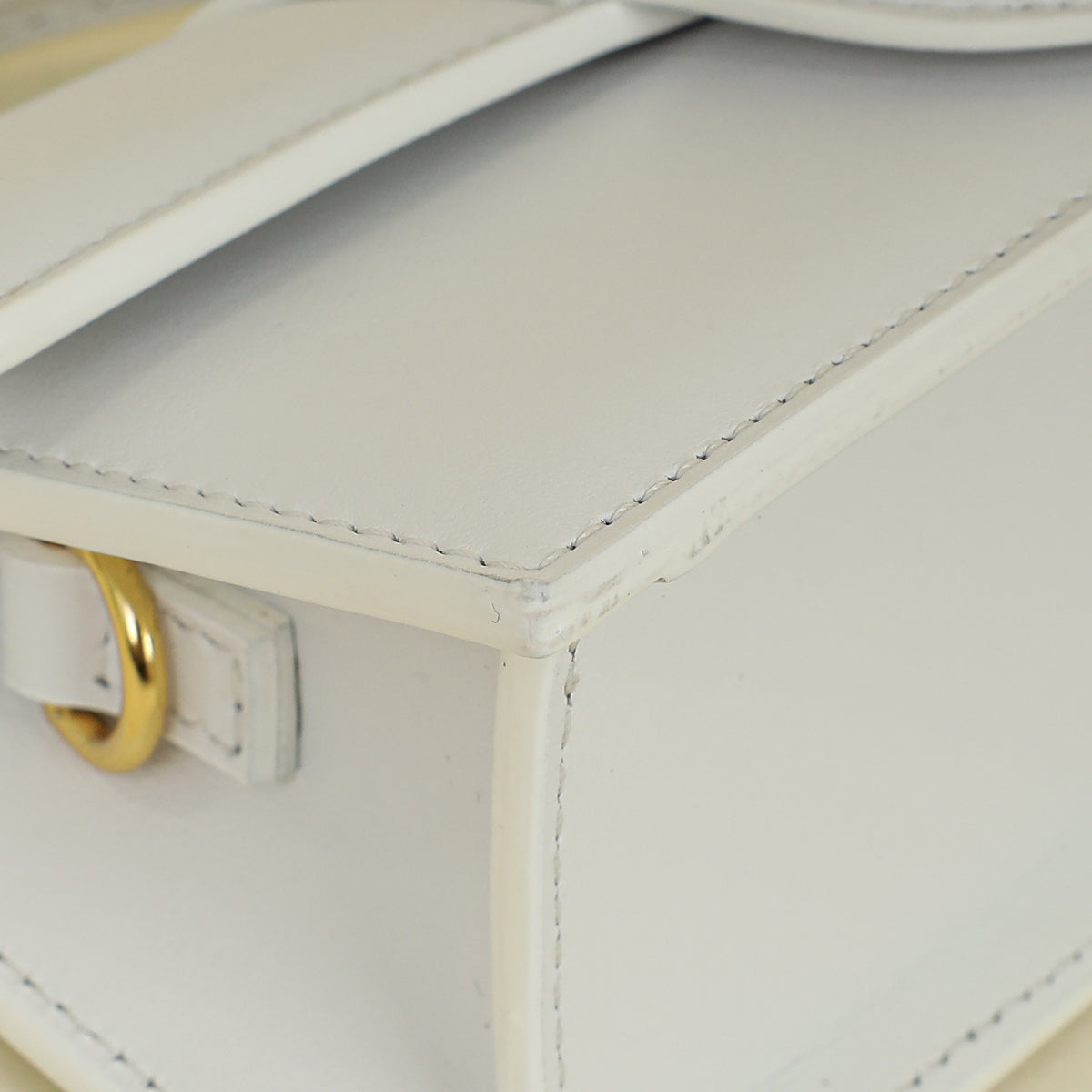 Jacquemus White Le Bambino Les Classiques Small Bag