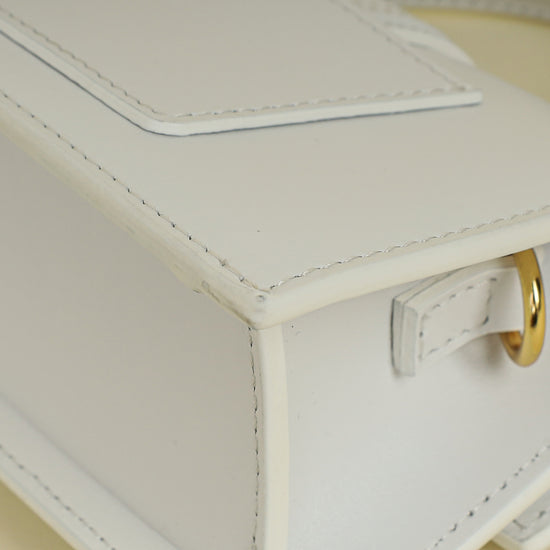 Jacquemus White Le Bambino Les Classiques Small Bag