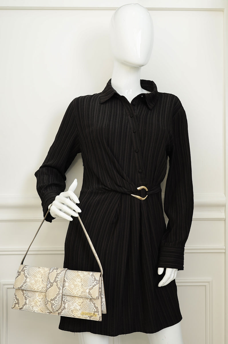 Jacquemus Bicolor The Bambino Long Shoulder Bag