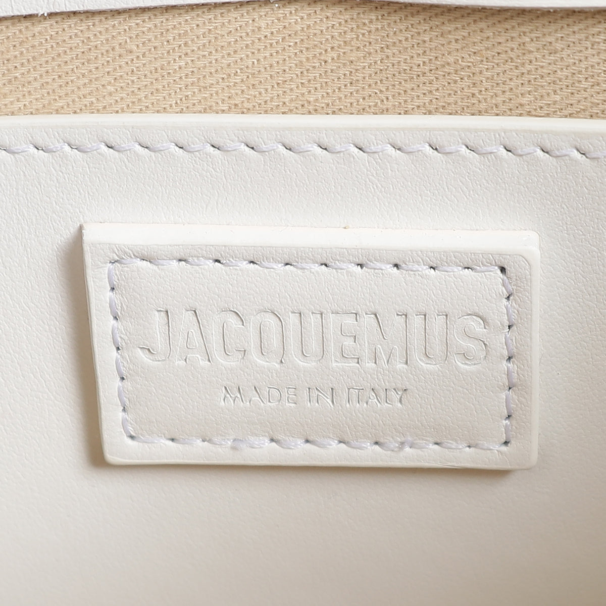 Jacquemus White Le Grand Bambino Bag