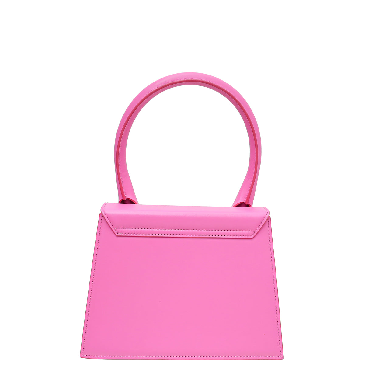 Jacquemus Neon Pink Le Grand Chiquito Top-Handle Large Bag-Jacquemus-THE CLOSET