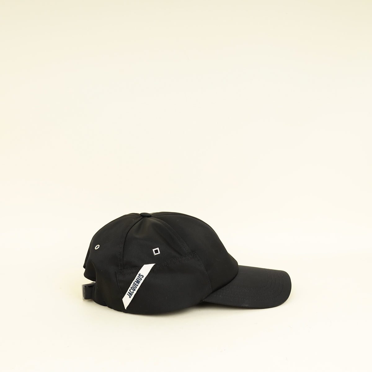 Jacquemus Black La Casquette Ovalie Cap