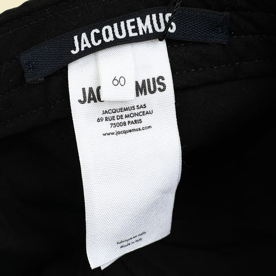 Jacquemus Black La Casquette Ovalie Cap
