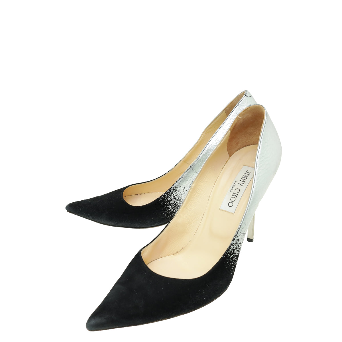 Jimmy Choo Bicolor Pointed Pump 40-Jimmy Choo-THE CLOSET