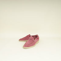 Loro Piana Noisette Rose Summer Charms Walk Loafers 39