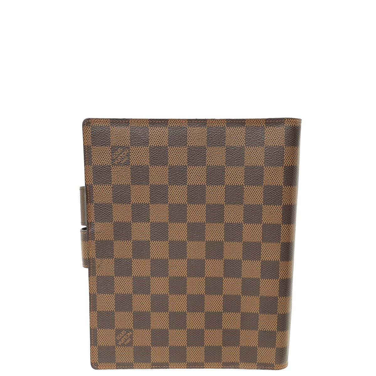 Louis Vuitton Damier Ebene Ring Agenda Large Cover-Louis Vuitton-THE CLOSET