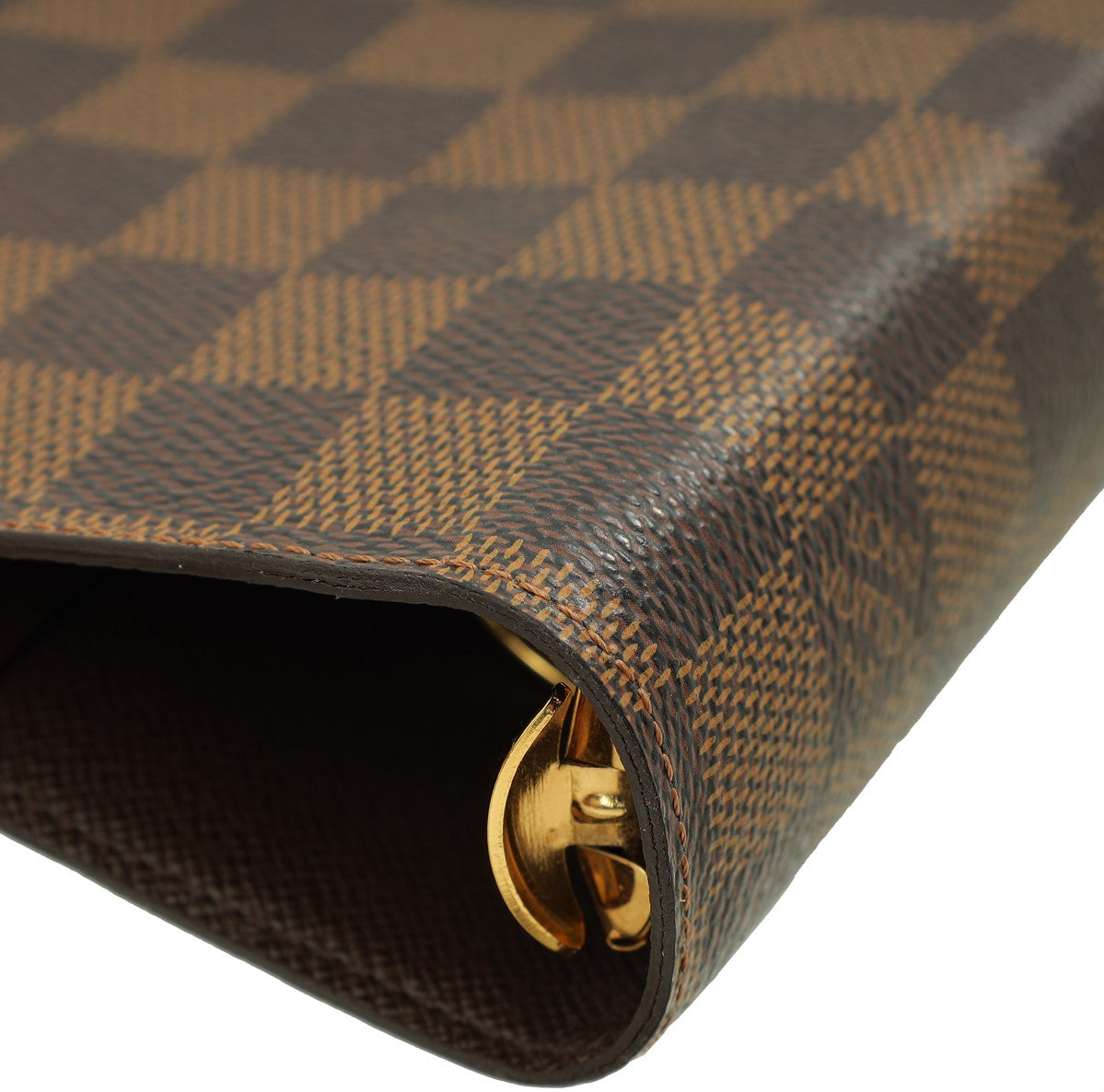 Louis Vuitton Damier Ebene Ring Agenda Large Cover