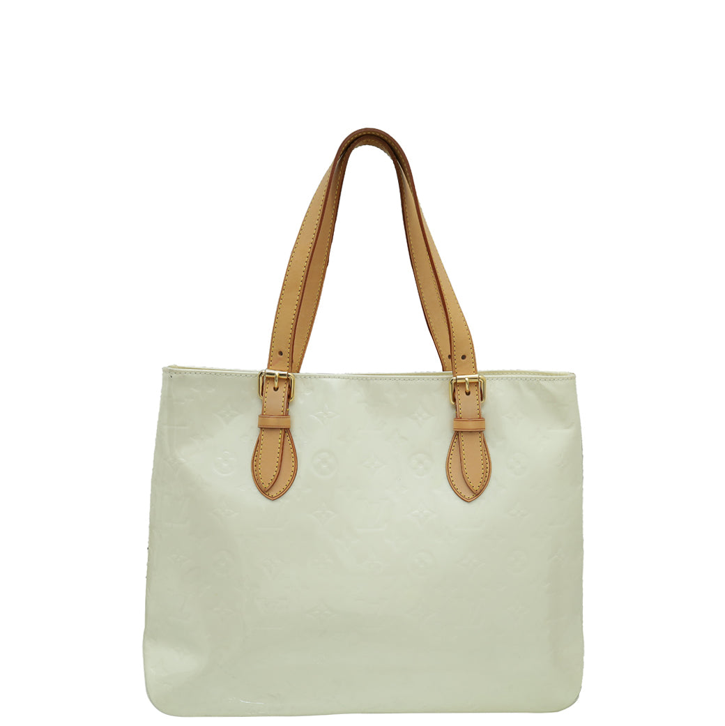 Louis Vuitton Pearl Monogram Vernis Brentwood Tote Bag