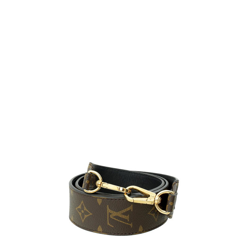 Louis Vuitton Brown Bandoulière Monogram Shoulder Strap-Louis Vuitton-THE CLOSET
