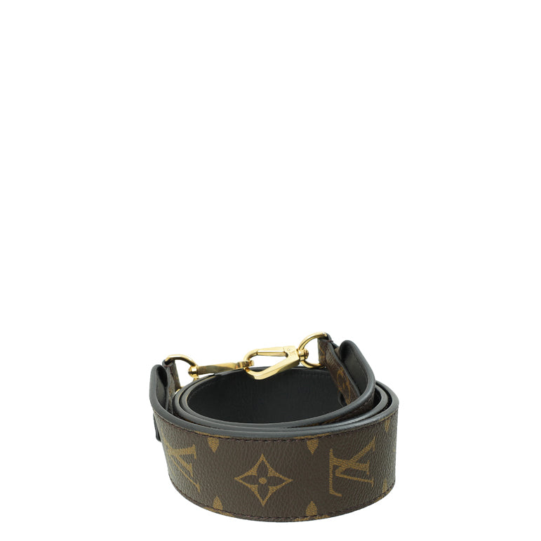 Louis Vuitton Brown Bandoulière Monogram Shoulder Strap-Louis Vuitton-THE CLOSET