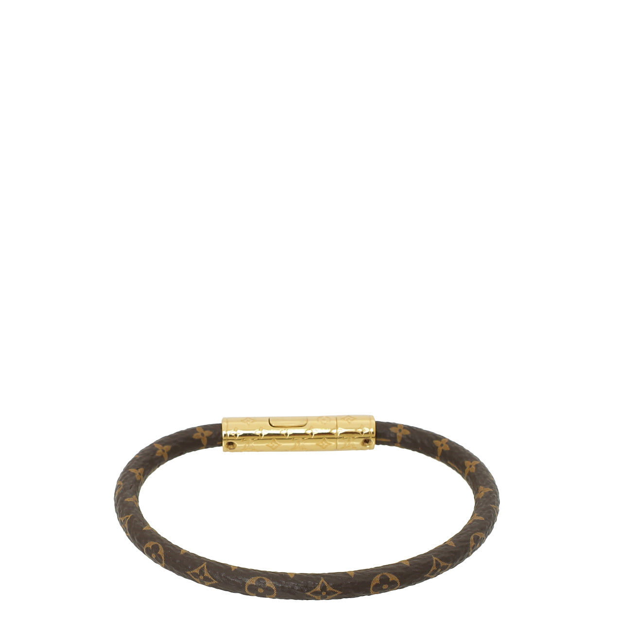 Louis Vuitton Brown Monogram Confidential Bracelet-Louis Vuitton-THE CLOSET