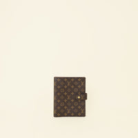 Louis Vuitton Brown Monogram Large Ring Agenda Cover-Louis Vuitton-THE CLOSET