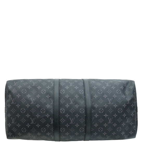 Louis Vuitton Monogram Eclipse Keepall Bandouliere 55 Bag