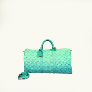Louis Vuitton Bicolor Virgil Abloh Monogram Illusion Keepall Bandouliere 50 Bag (For Men)