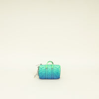Louis Vuitton Ombre Green Blue Mini Keepall Earphones Pouch