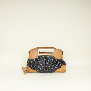Louis Vuitton Black Multicolor Monogram Judy MM Bag