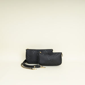 Louis Vuitton Black Monogram Empriente Multi Pochette Accessoires Bag