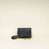 Louis Vuitton Black Monogram Embossed Coussin BB Bag