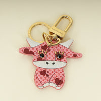 Louis Vuitton Rose Multicolor Monogram Leather Rodeo Bag Charm and Key Holder