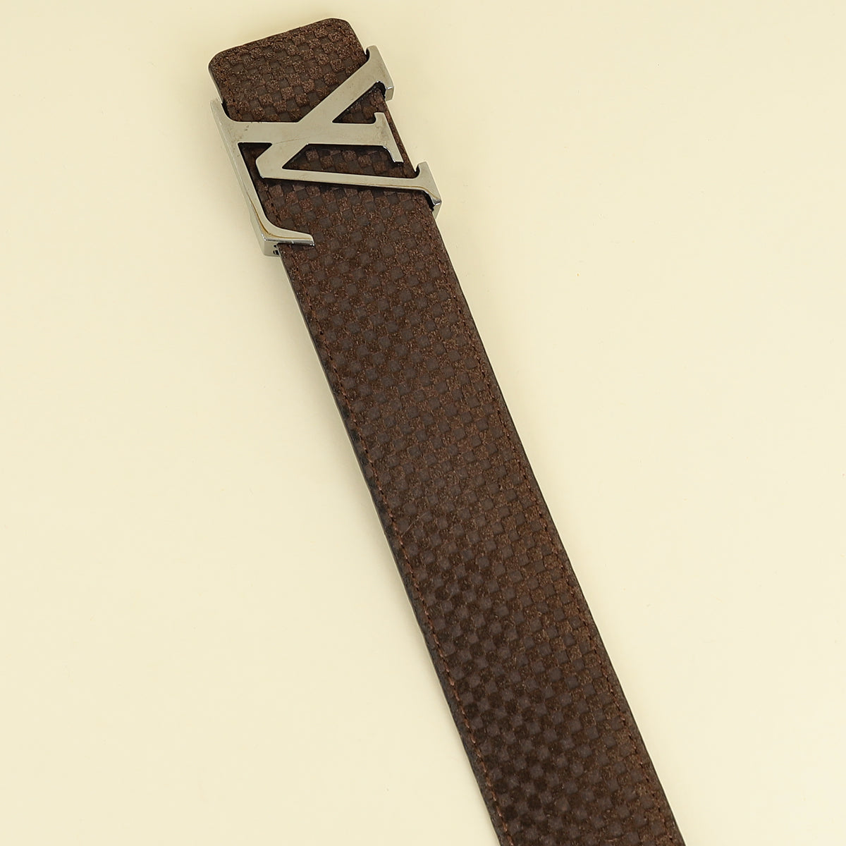 Louis Vuitton Bicolor Mini Damier 40mm LV Initiales Reversible Belt 40