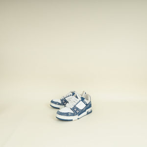 Louis Vuitton Bicolor Monogram Denim Run Away Sneaker 36.5