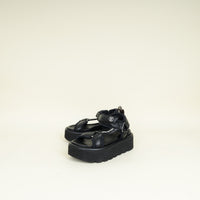 Louis Vuitton Black Pool Pillow Flat Comfort Sandal 36