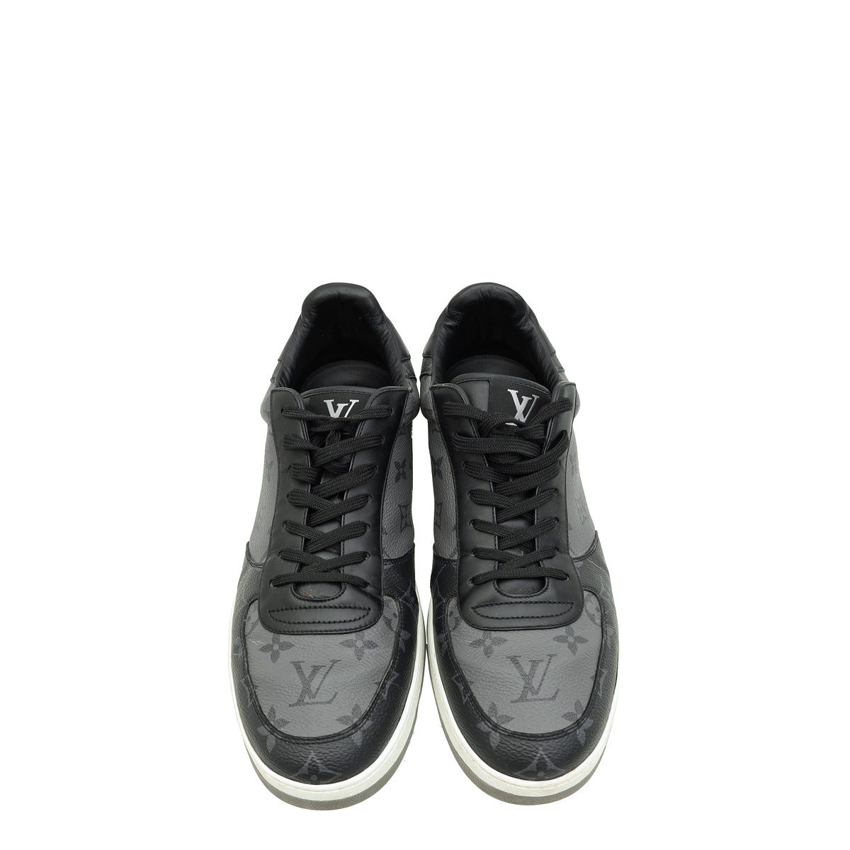 Louis Vuitton Bicolor Reverse Monogram Eclipse Rivoli Sneakers 10.5