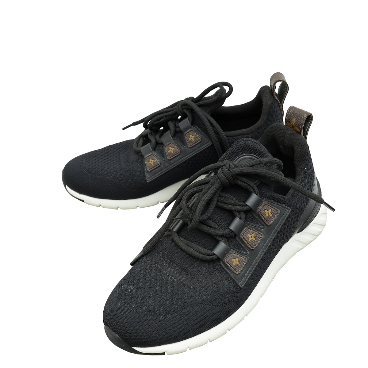 Louis Vuitton Black Aftergame Mesh Sneaker 38-Louis Vuitton-THE CLOSET