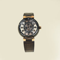Louis Vuitton Black Tambour Spin Time Air Automatic 42.5mm Watch