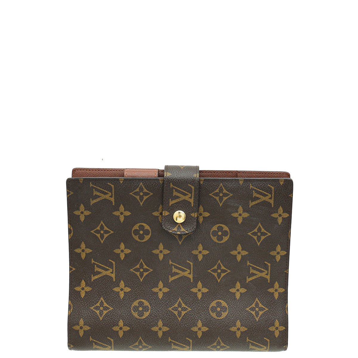 Louis Vuitton Brown Monogram Large Agenda Ring Cover-Louis Vuitton-THE CLOSET