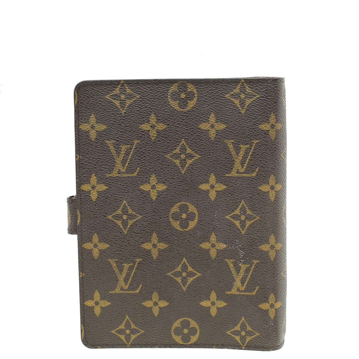 Louis Vuitton Ebene Monogram Medium Ring Agenda Cover-Louis Vuitton-THE CLOSET