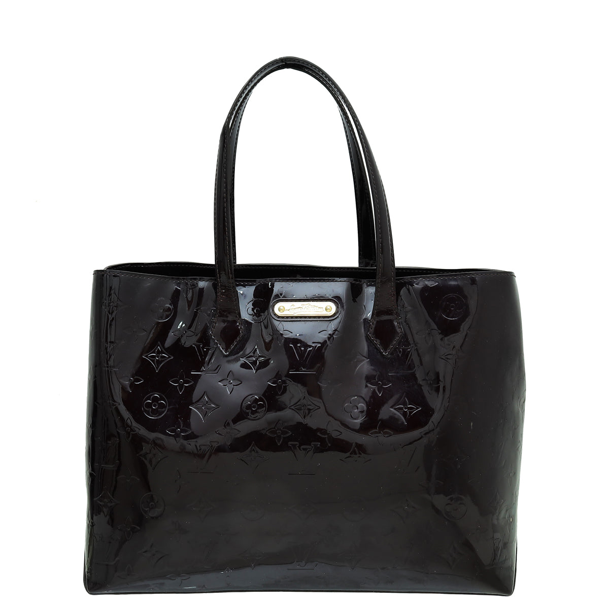 Louis Vuitton Amarante Monogram Vernis Wilshire MM Bag-Louis Vuitton-THE CLOSET