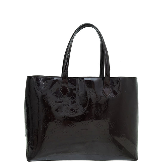 Louis Vuitton Amarante Monogram Vernis Wilshire mm Bag