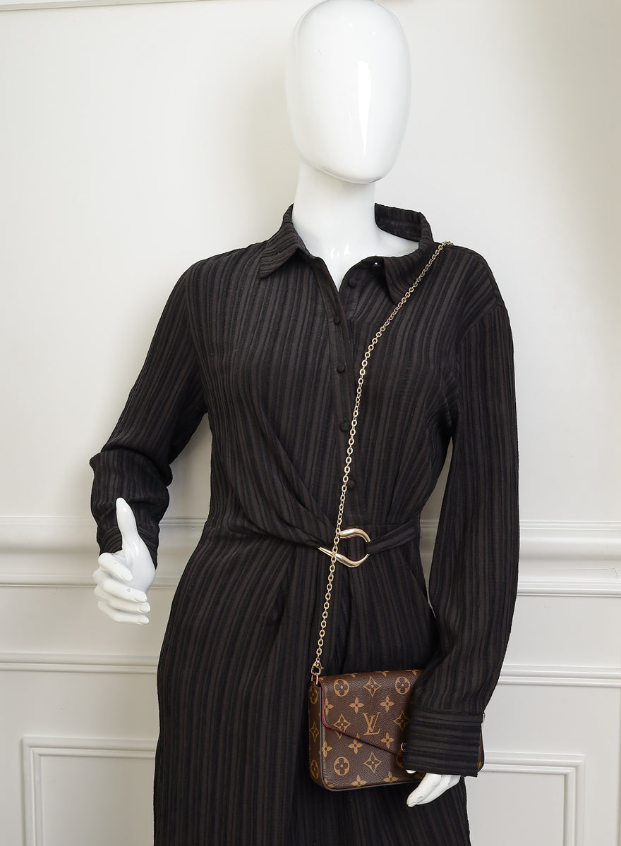 Louis Vuitton Bicolor Monogram Pochette Felicie Bag-Louis Vuitton-THE CLOSET